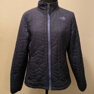 The North Face Quilted Jacket Blue Size Medium Womens